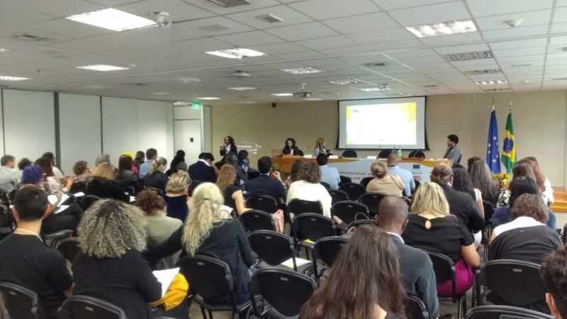Imagem do Seminário Internacional sobre moradia para a população em situação de rua.