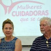 Secretária Regina e ex-prefeito de Porto Alegre, José Fortunati