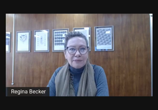 A secretária de Justiça, Cidadania e Direitos Humanos, Regina Becker, também participou do seminário