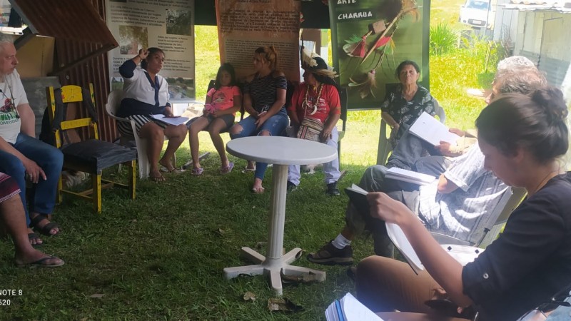 Plenária Charrua aconteceu na aldeia Polidoro, em Porto Alegre
