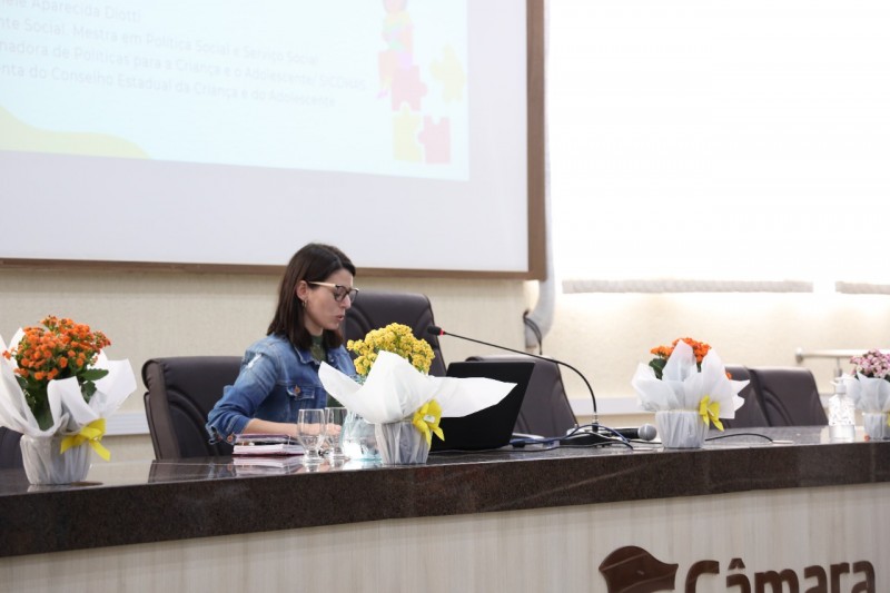 Mariele Diotti participou do seminário como palestrante