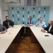 Fantinel se reuniu com equipe da Receita Estadual para conversar sobre o programa Devolve ICMS