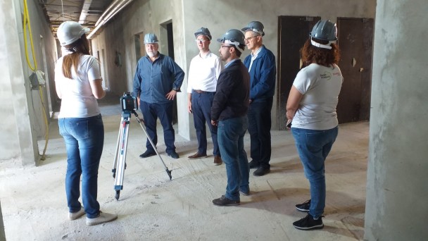 AUTORTIDADES VISITAM OBRAS DO RECANTO DA COMPAIXÃO