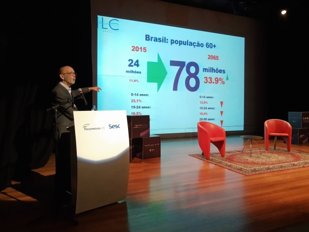Prof. Dr. Alexandre Kalache palestra sobre longevidade no RS
