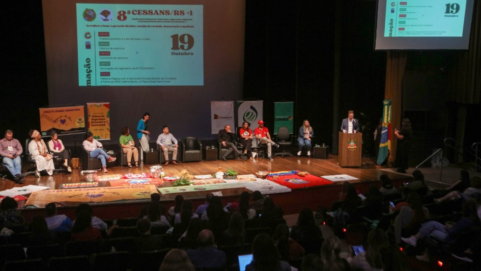 Evento reuniu representantes de diversos segmentos para debater a Política de Segurança Alimentar e Nutricional no RS