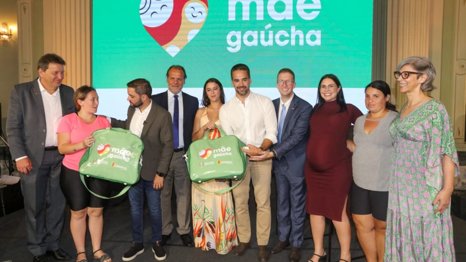 Lançamento do Programa Mãe Gaúcha - kits com enxoval para recém-nascidos em situação de vulnerabilidade social (7/2/2024)