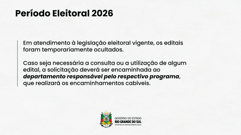 card explicativo per&iacute;odo eleitoral